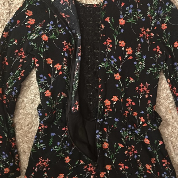Honey Punch Flowy Long Sleeve Floral Romper - Picture 10 of 10